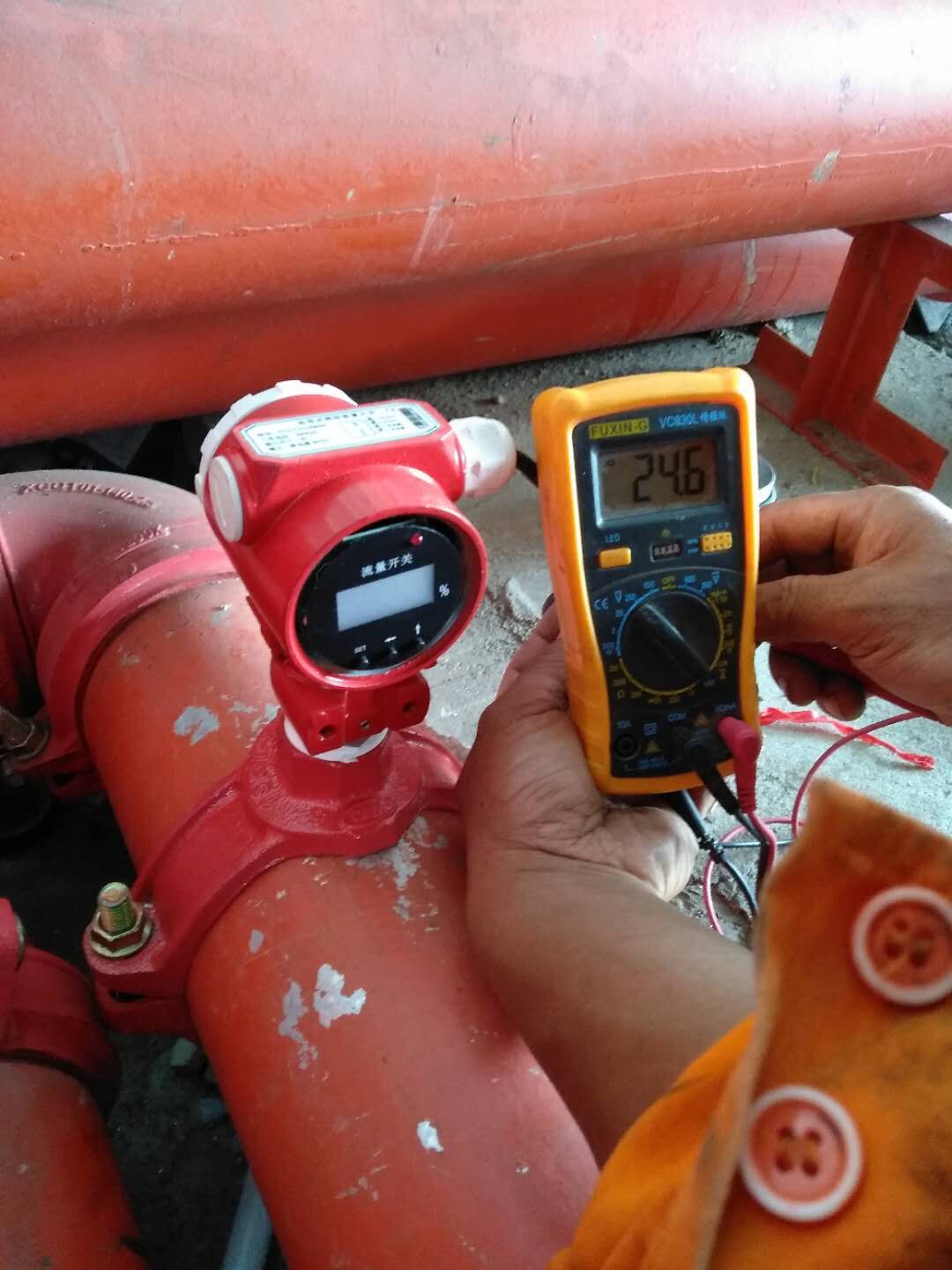 消防流量開關(guān)安裝